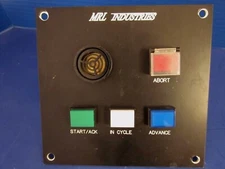 MRL Industries Start/ACK, Abort Control Panel with ICCI 8001745 and Alarm, Used