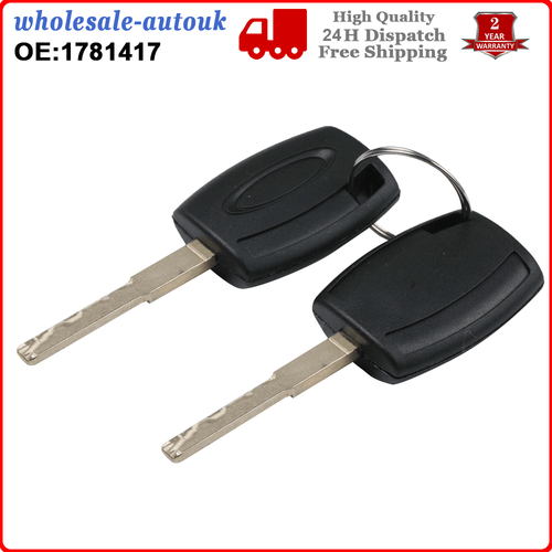 Front Door Lock Barrel & 2 keys for Transit MK8 Custom Tourneo 1781417 1926219 - Picture 7 of 9