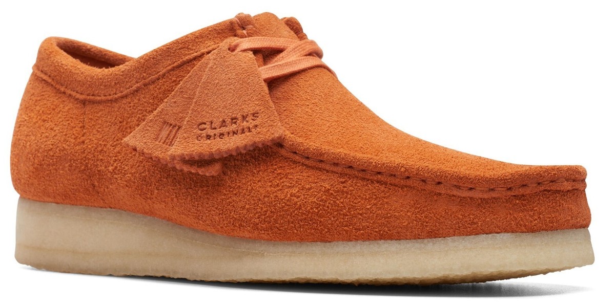 Clarks Wallabee Originals Burnt Orange - 26173637 | eBay