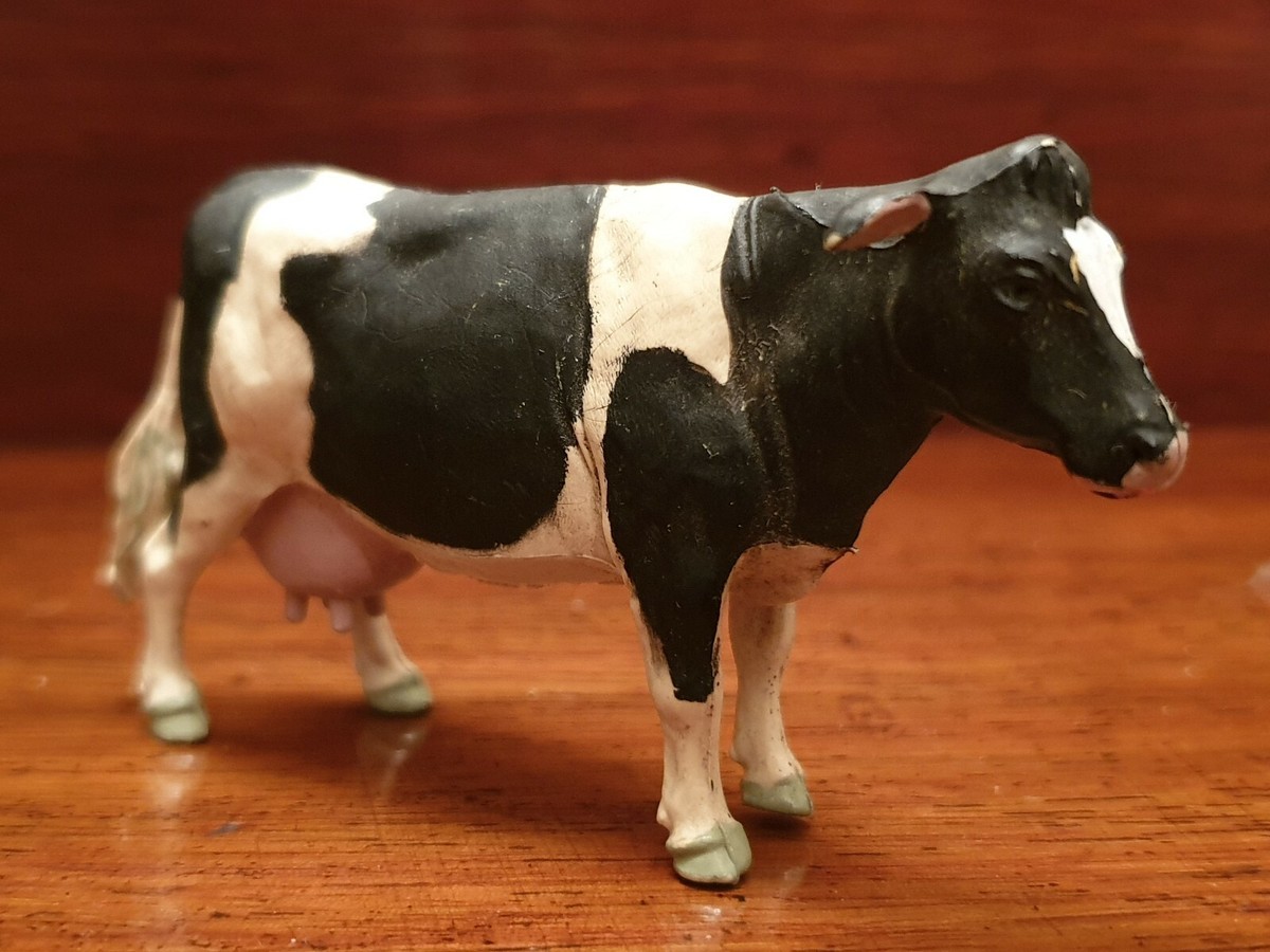 ⭐ Vintage 1984 BRITAINS Plastic FRIESIAN COW Bull Fresian