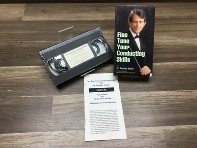Fine Tune Your Conducting Skills VHS Tape Dr. Timothy Mount Stony Brook 1997. N2