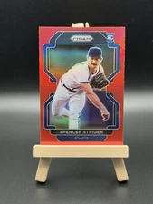 2022 Panini Prizm Spencer Strider RED Rookie Atlanta Braves #240