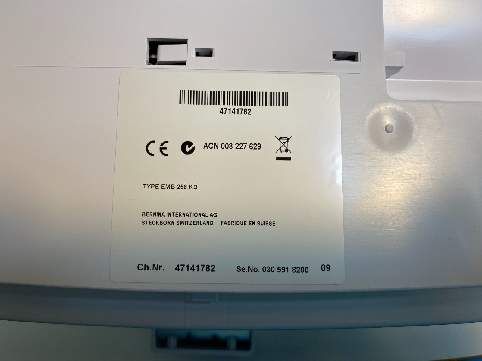 Bernina Embroidery Module "S" for 430/40, 630/40, B560/80, 435/50, 200/