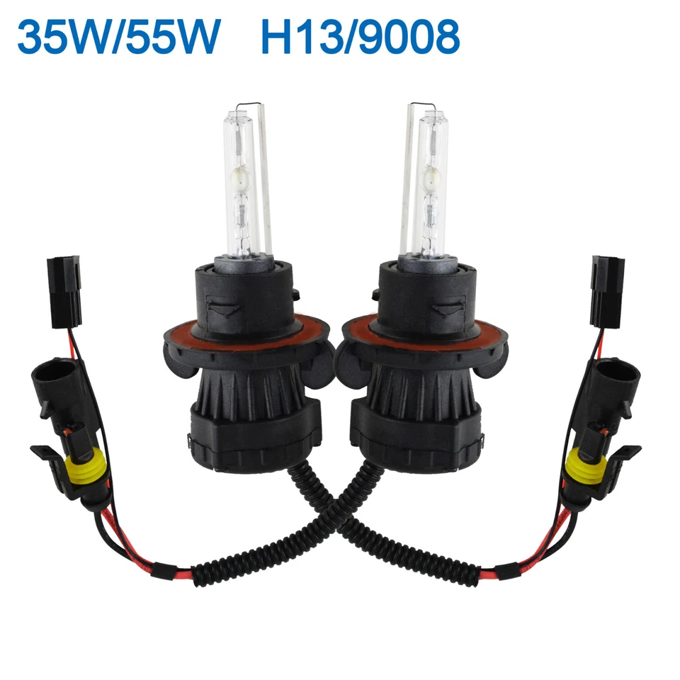35W/55W HID Xenon Bi-xenon Hi/Low Dual Beam Bulbs H4 H13 9003 9004 9007 9008  - Image 3 of 3