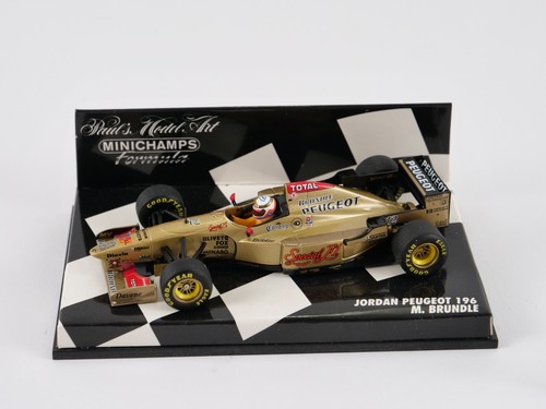 MINICHAMPS 1/43 Jordan Peugeot 196 Brundle 430 960012 430960012 - Imagen 2 de 10