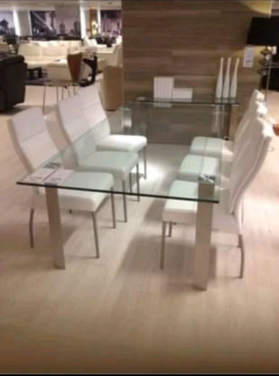 Nick Scali Glass Dinning Table