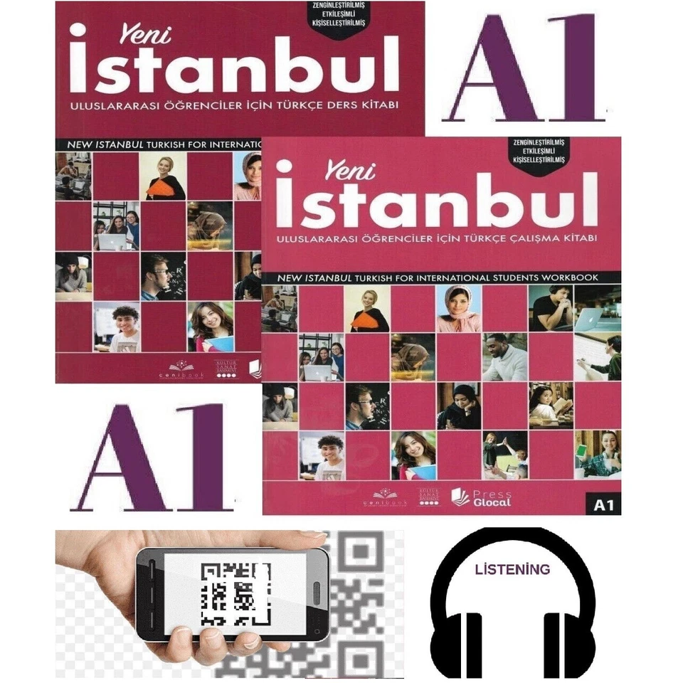 New istanbul Turkish Book For Beginner Foreigners A1 Level with Online QR Code - Image 2 of 4