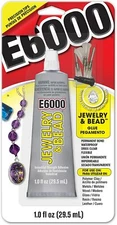 E6000 Jewelry & Bead Adhesive with 4 Precision Applicator Tips for Jewelry