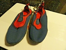new Youth Child's BEACH Flat SHOES size-2-3 Casual SUMMER red Navy Blue