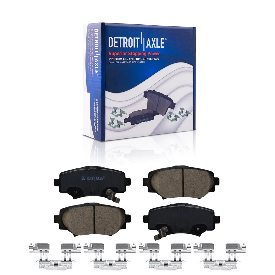 10.43" Rear Brake Rotors and Ceramic Brake Pads for 2014 - 2018 Mazda 3 Sport - Image 4 of 4