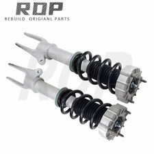 Pair Front Spring Shock Struts Assys w/PASM Fit Porsche Panamera 970 2010-2016