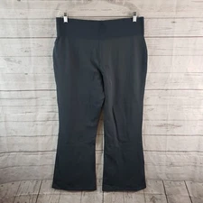 DG2 Diane Gilman Womens Pull On Pants Sz PXL Gray/Blue High Rise