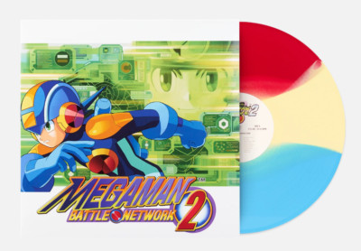 Mega Man Battle Network 2 Vinyl Record Soundtrack LP Tri Color Red Blue VGM OST
