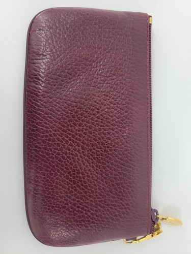 les must de Cartier Burgundy Leather Zip Pouch - Ships Free in US (32725) - Picture 2 of 9