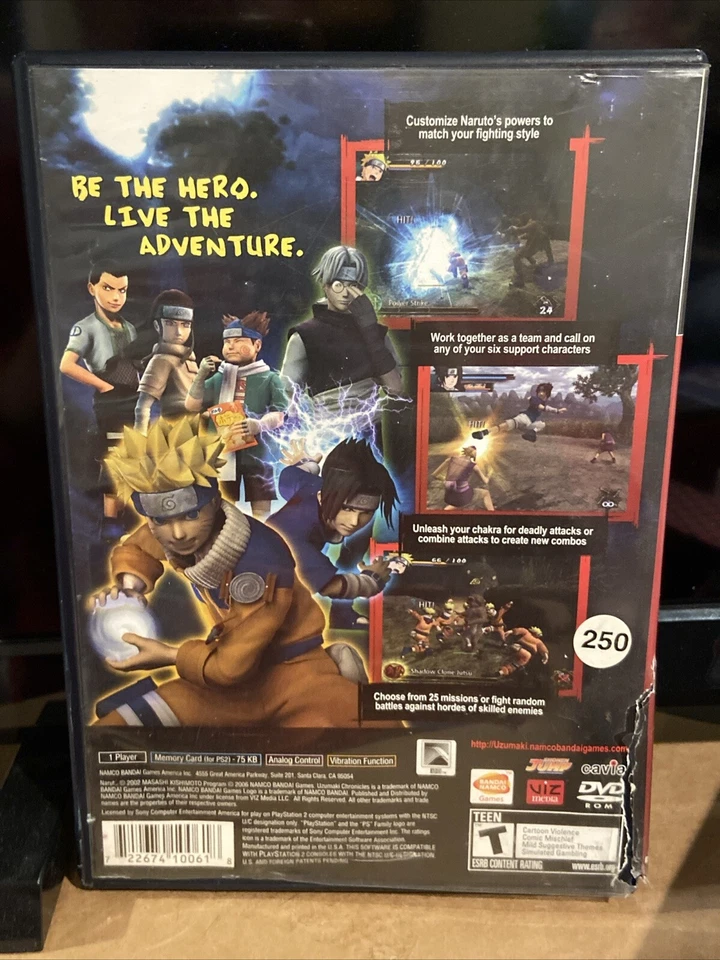 Naruto: Uzumaki Chronicles - Juego PlayStation 2 (PS2) Sin Manual Foto 2 de 4