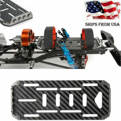 Carbon Fiber Battery Mount Plate Tray For RC Crawler AXIAL SCX10 CC01 D90 Car