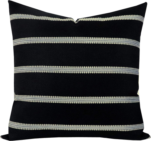 Decorative Stripe Throw Pillow Cover Modern Country Design Cushion Cover Pillow - Picture 11 of 12