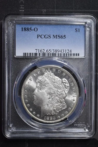 1885-O $1 Morgan Silver Dollar MS65 PCGS | Frosty Devices