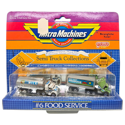 Micro Machines 1989 Semi Truck Collections #6 Food Service Galoob Neu