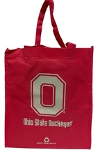 Ohio State Buckeyes Printed Non-Woven Polypropylene Reusable Grocery Tote Bag
