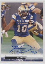 2023 Upper Deck CFL Auto Nic Demski #19 Auto 2y5