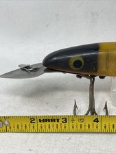 Cisco Kid 9" Musky Lure Striped Perch 1970s Rare Color Pattern