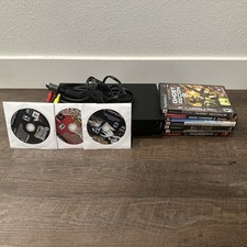 Sony PlayStation 2 Console - Black SCPH-30001 9 Games Read Description