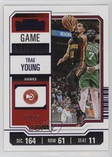 2023-24 Panini Contenders Purple Game Ticket /25 Trae Young #92 0q3
