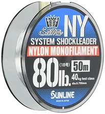 Sunline NY System Shock Leader Nylon 50m 80lb (9369)NEW