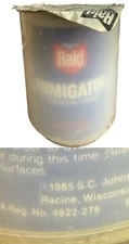 VTG 1985 Raid Fumigator Fogger Roaches Fleas New Dead Stock Unused Movie Prop