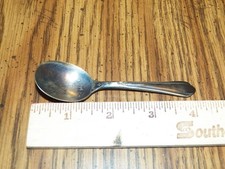 Vintage NURSERY Silver Plate A1 Baby Spoon - Child Size 4 in.