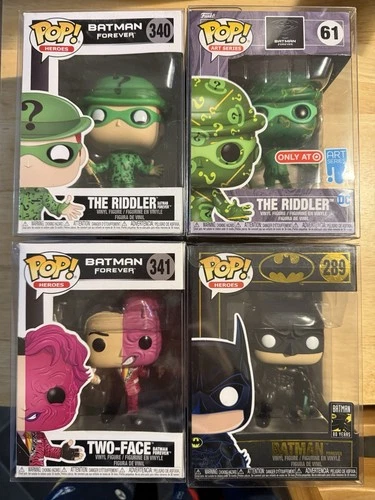 Funko Batman Forever Pop Lot . Riddler , Two-face