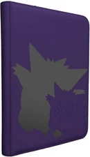 Pokemon TCG Card Game Elite Gengar 9-Pocket Zippered Ultra PRO Binder Collection