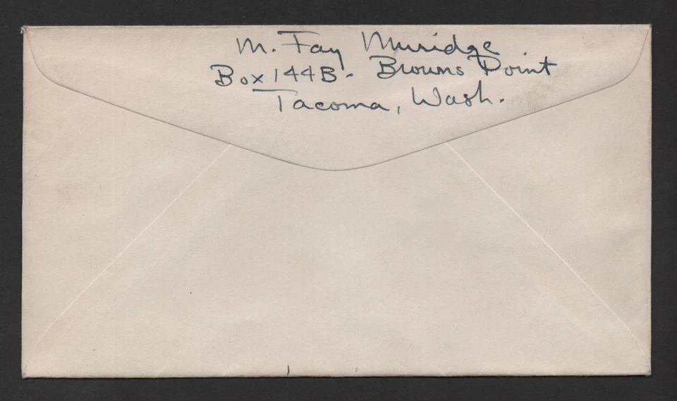 US 1940 HAND-PAINTED OLD GLORY CACHET BY ACE 99 DEFENSE SET ON FDC - Image 2 of 2