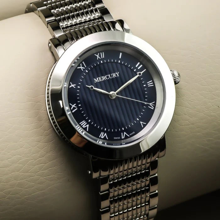 Mercury - Swiss Watch - ME430-SS-9  Swiss Quartz 36 mm ME430 50m (5 ATM, 169 ft)