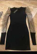 I Saw It First Black Mini Dress Size 6