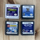 Nintendo DS Game Lot Of 4 Lego Batman, Monster Jam, Ninja Turtles And Hot Wheels