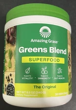 Amazing Grass Greens Blend Superfood -The Original 8.5 oz 30 Servings 10/2026