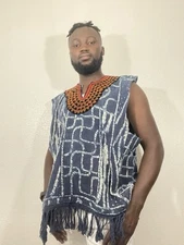 Unisex Bamileke Traditional African Bamenda Nso Western Northwest Native Jumper