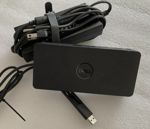 Dell D6000 Docking Station USB 3.0 USB-C 4K w/ 130W Dell Adapter