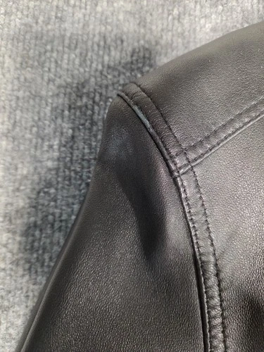 JF J. Ferrar Genuine Lambskin Black Leather Jacket Small image 4