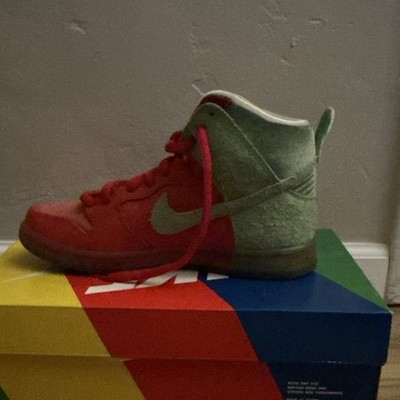 Nike SB Dunk High Pro QS Skateboarding Shoes US 6.5 Medium Multi-Color