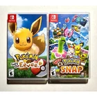 Nintendo Switch Pokemon Bundle All Work🔥Amazing Condition! Snap and Eevee