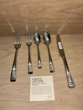 Federal Platinum 5-Piece Stainless Steel Flatware Place Setting, Service for 1