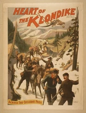 Heart of the Klondike Vintage Travel Canada Advertisement Art Poster Print