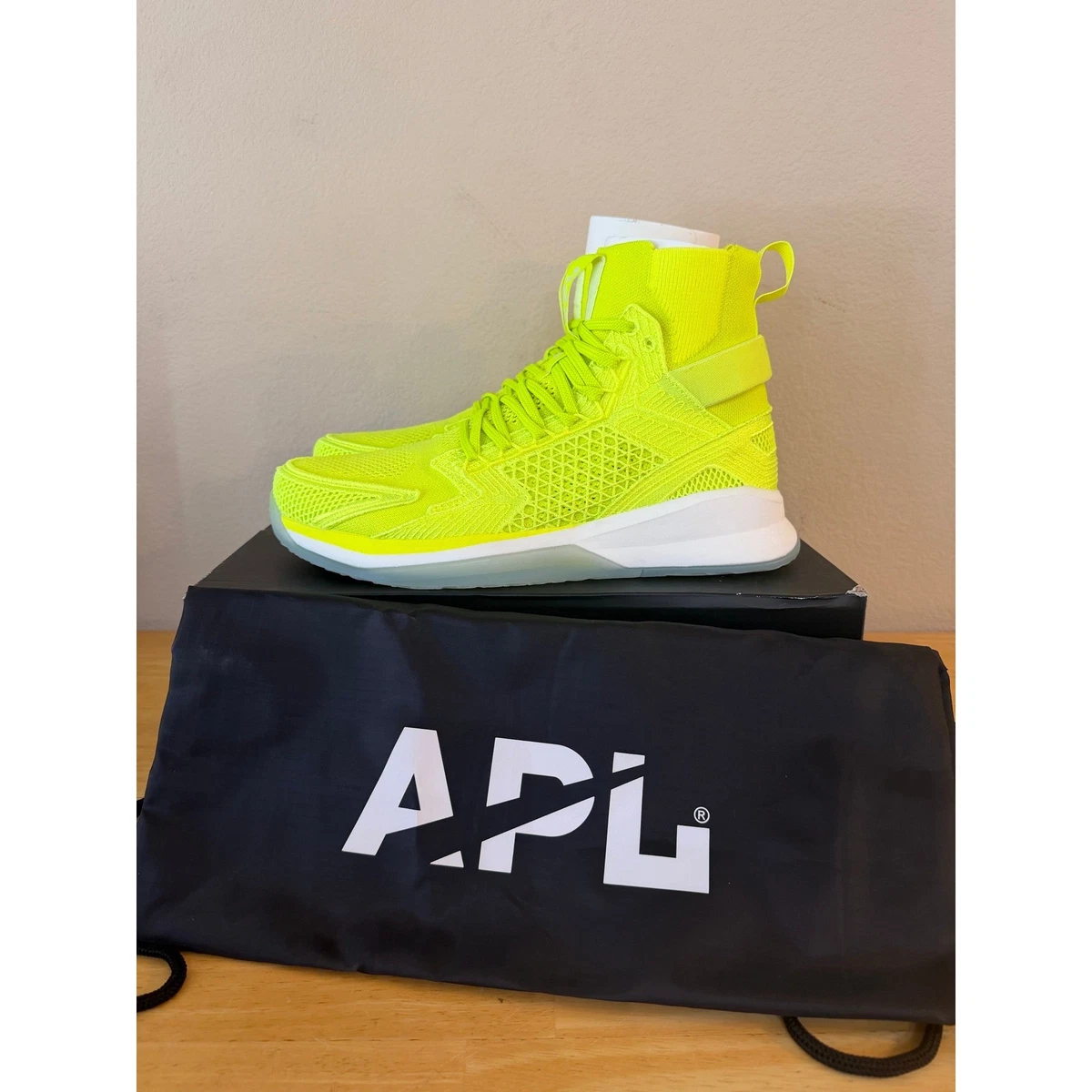 Size 10.5 - APL Concept X Men\'s Basketball Shoes Energy Neon Glow /Silver/white Concept X Black / Red / White | APL Shoes main image 2