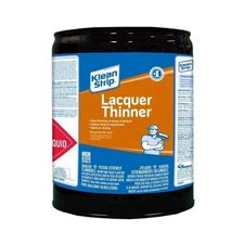 5 Gallon Lacquer Thinner, Low Odor, Fast Evaporating, for Cleaning & Thinning