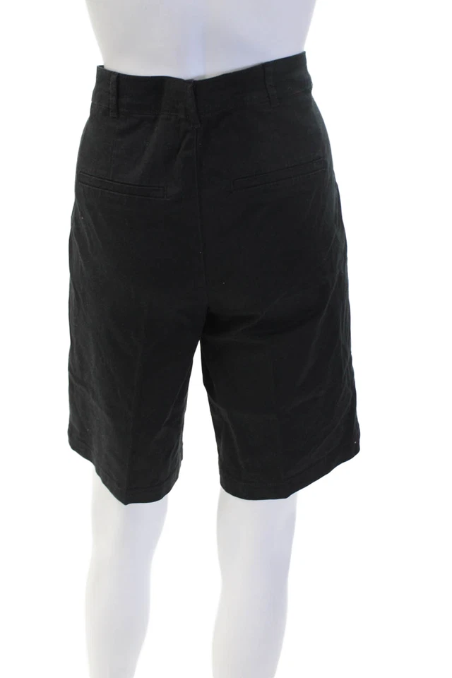 NYDJ Unisex Bermuda Chino Black Button Classic Size 6 - Image 3 of 4