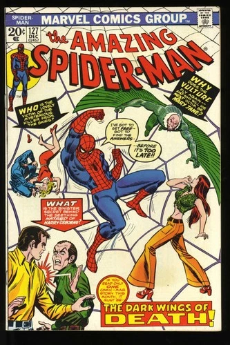 Amazing Spider-Man #127 VF+ 8.5 Vulture! Human Torch! John Romita! Marvel 1973
