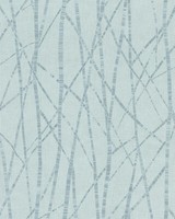 Tapete Vlies ÄSte Grafik BlassgrüN Blau Glanz Novamur 6747-10 (3,91€/1Qm)